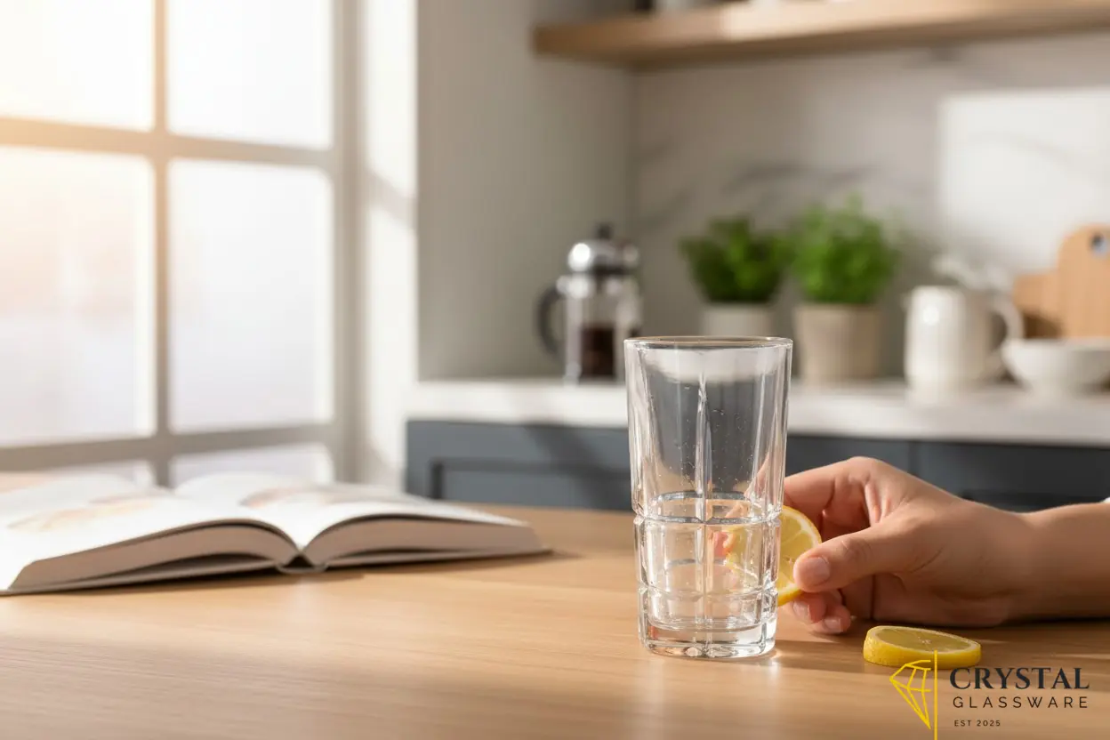 Delisoga Transparent Drinking Glasses